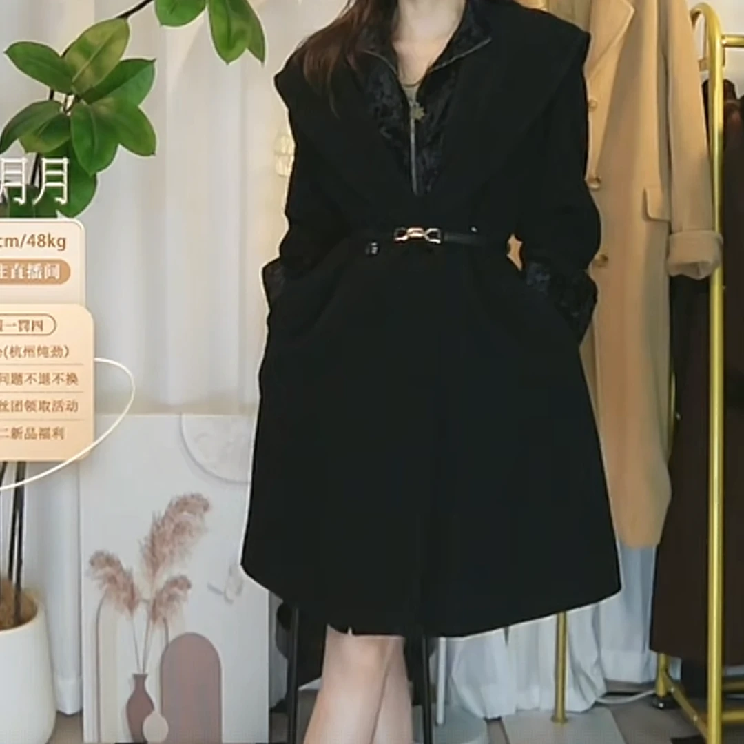 95新 YSL/圣罗兰 秋冬大衣外套fy5052