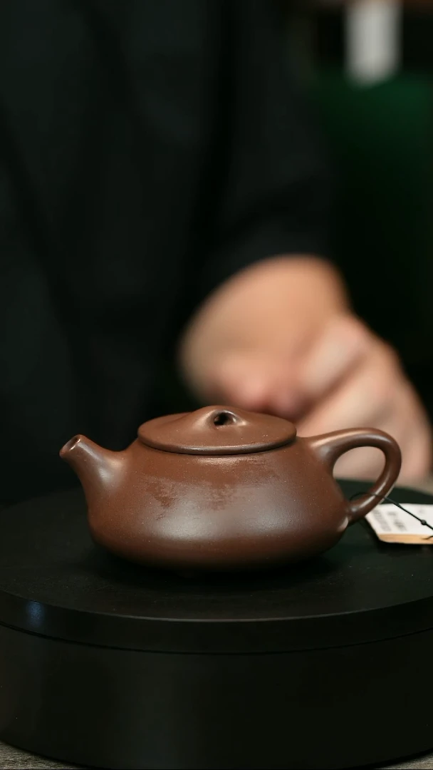 茶壶紫砂来**了H2001赵信军底槽清光素景州小石瓢