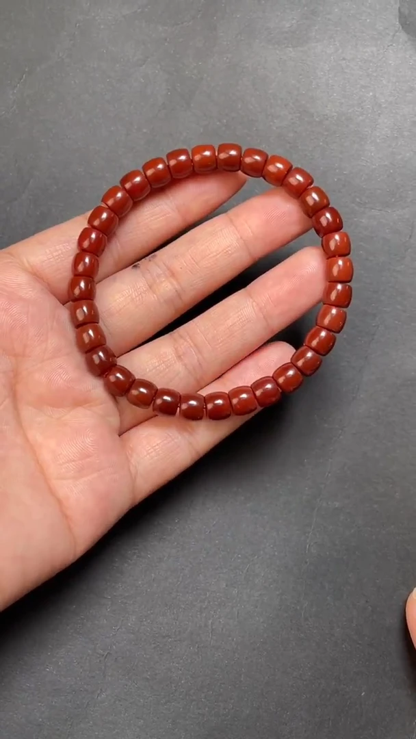 未镶嵌90南红玛瑙手串