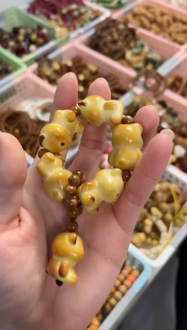 【闪购商品】菩提根/象牙果手串象牙果小熊手捻