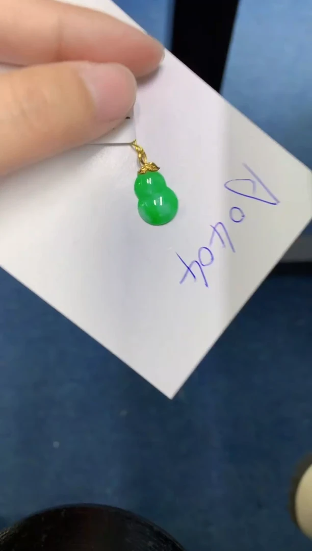 【闪购商品】翡翠颈饰18K金镶嵌000000000