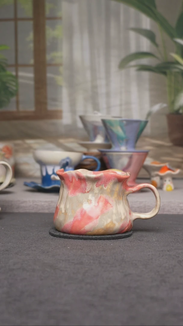 杯子陶景德镇手工手创杯子