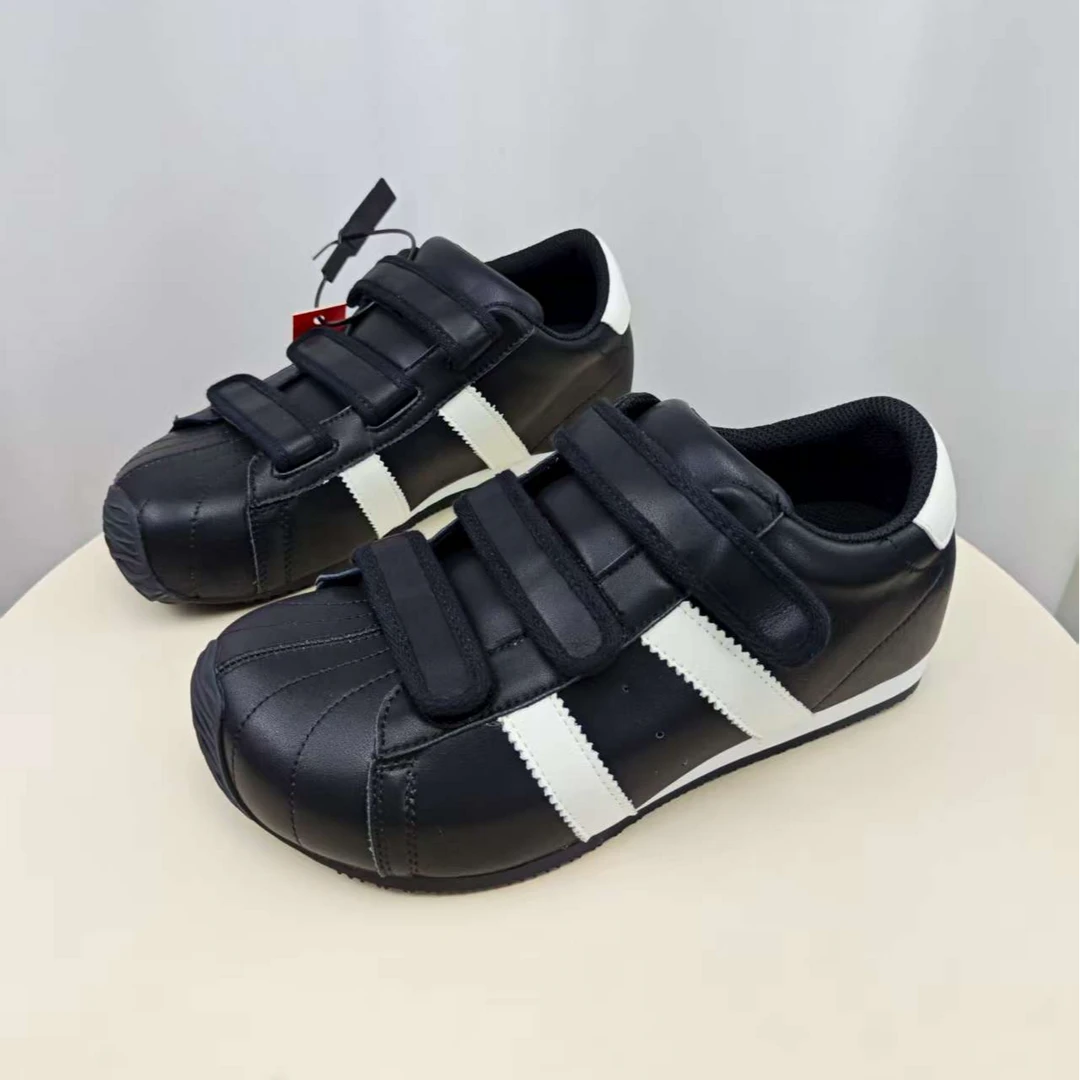 SGIRL TWTW日系厚底魔术贴休闲板鞋2025年春秋经典丑萌透气德训鞋