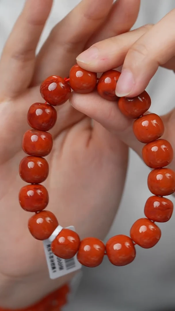 未镶嵌H95（多样性发一件）南红玛瑙单圈13mm