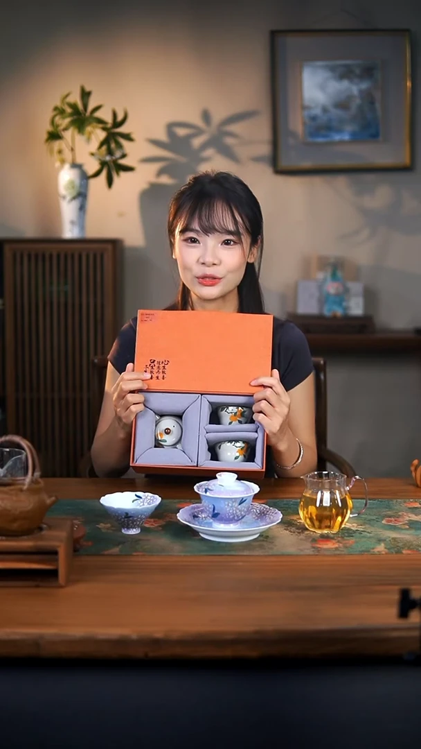 陶瓷零九二七-二零七@柿子一壶两杯