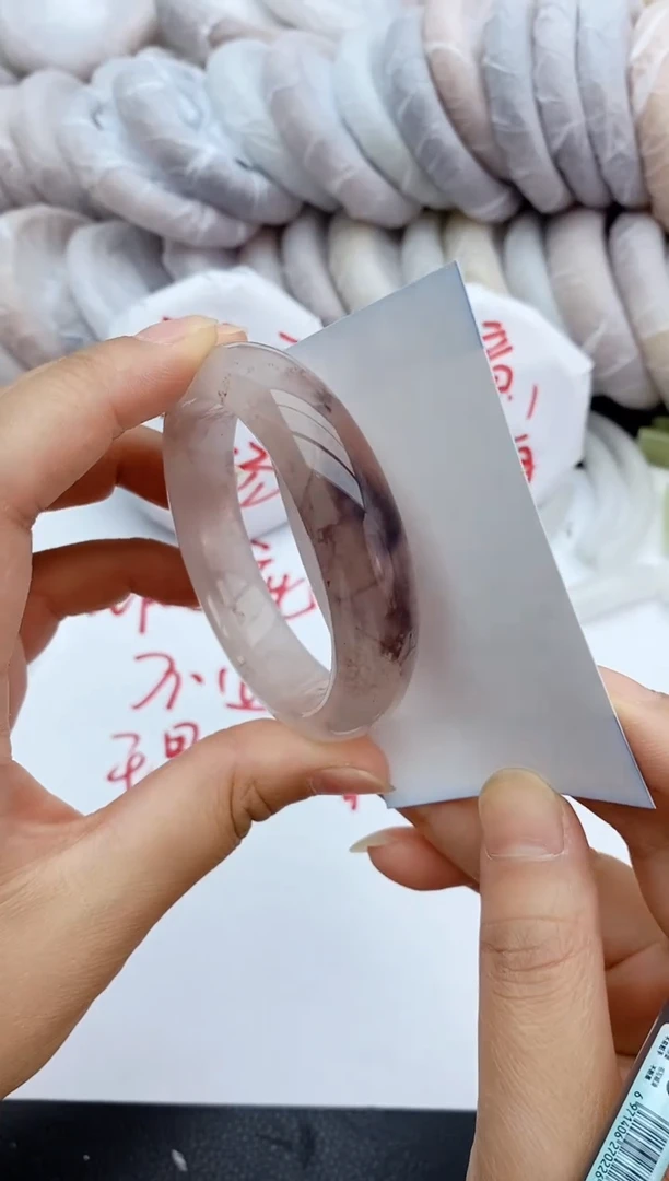石英质玉手镯未镶嵌瑕疵276+54/55