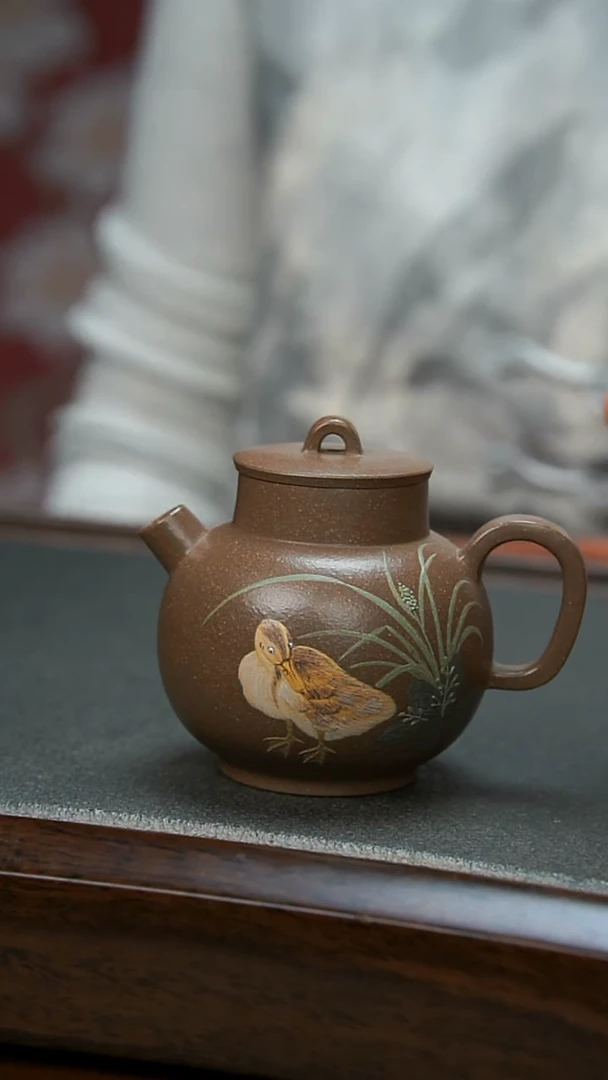 【闪购商品】紫砂茶壶段泥鸭子壶（非我家底款）