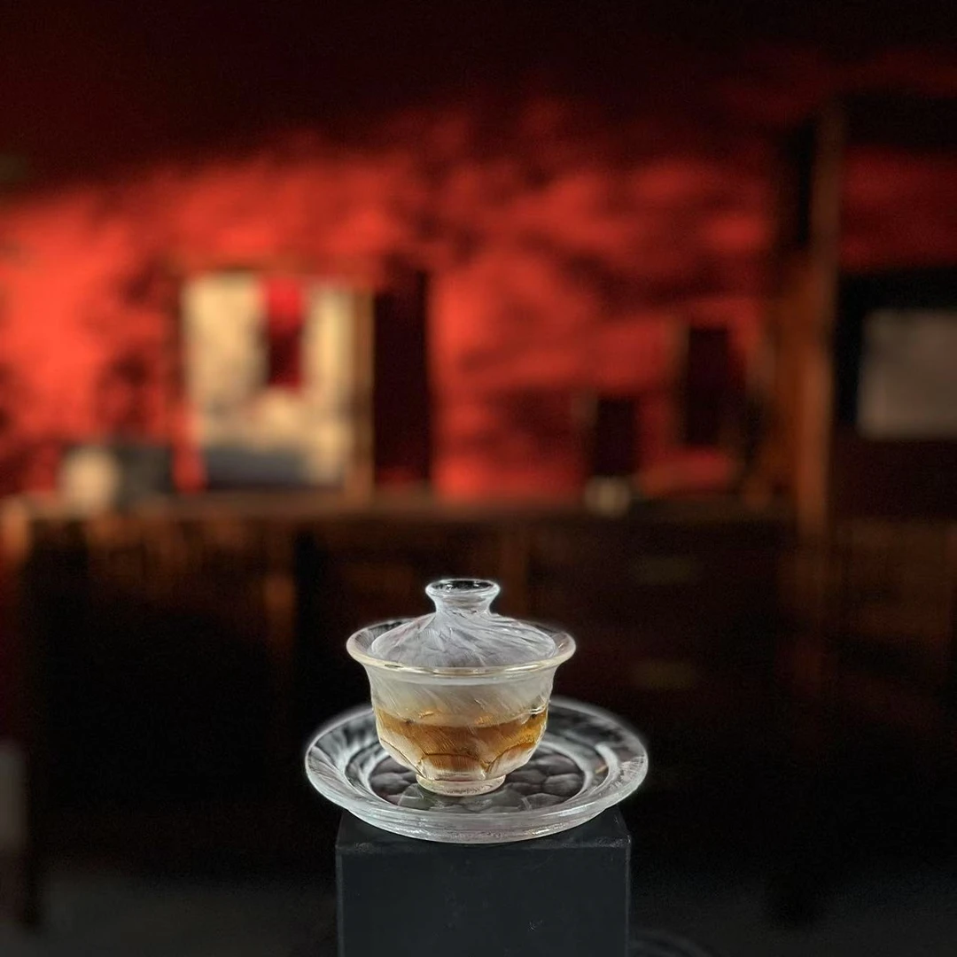 水晶盖碗三才盖碗