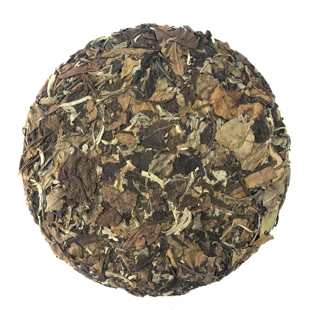 精选新品532号云南白茶紧压饼茶(200克)KM