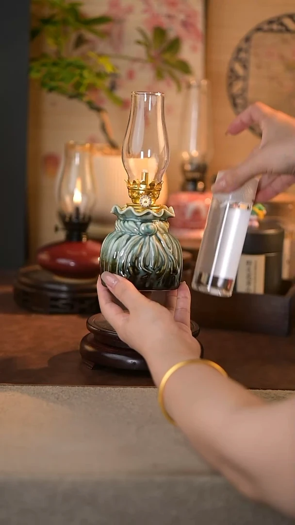 景德镇陶瓷香薰灯摆件