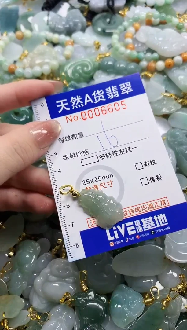 颈饰未镶嵌翡翠天然A货翡翠