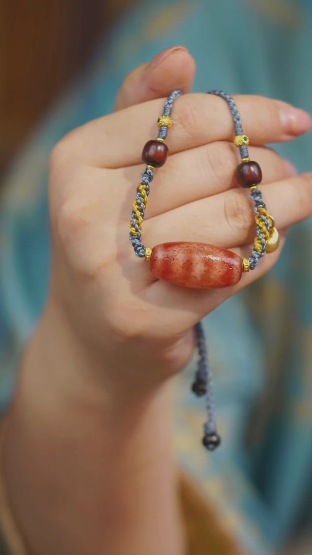 玛瑙/玉髓项链未镶嵌多样性发其一 大鹏