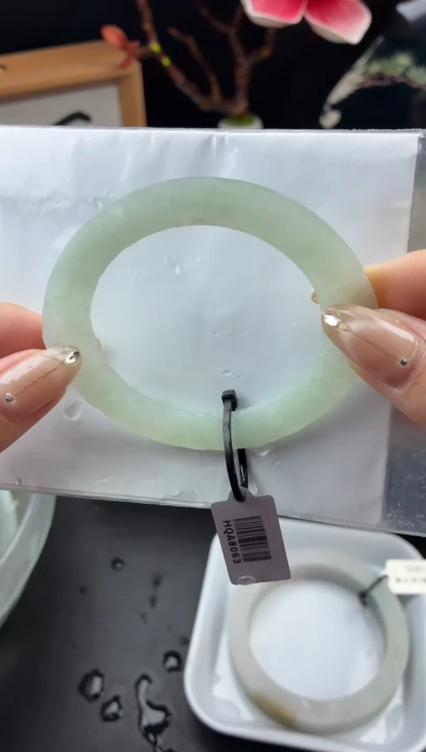 定制翡翠叮当镯定制未镶嵌13号手镯53-59