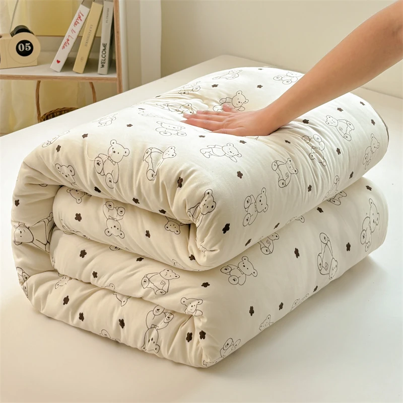 新疆棉花被厚被子春秋被子空调被子秋冬款四季通用冬被学生宿舍