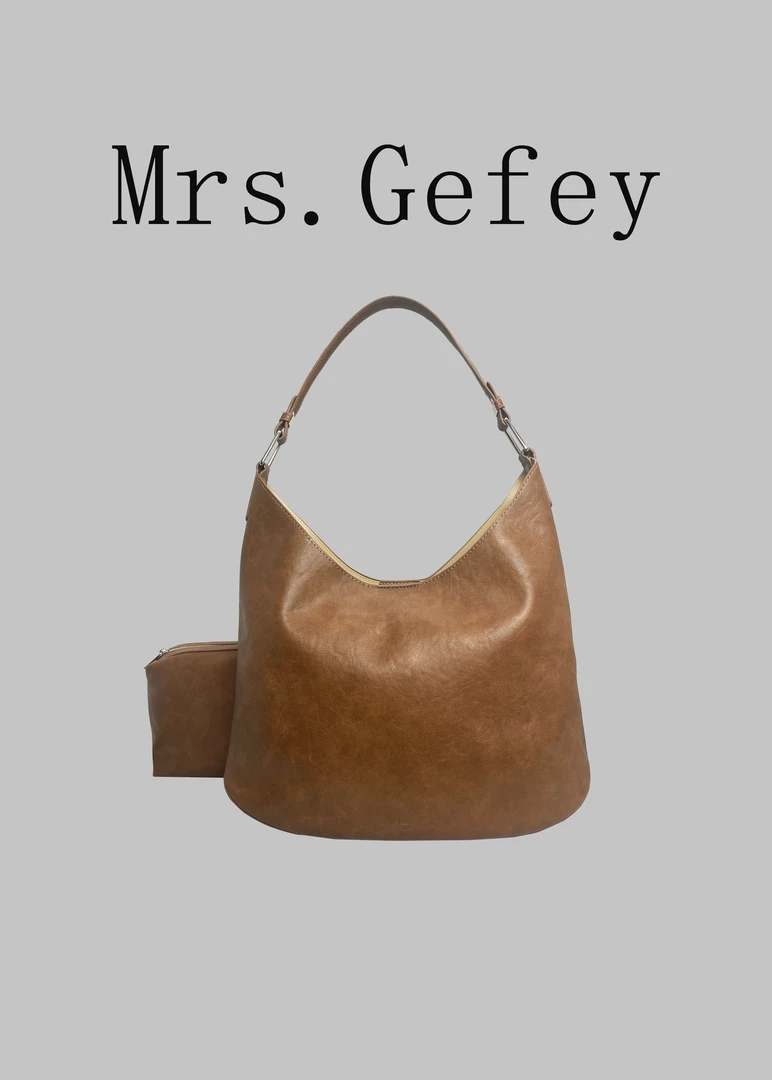 【秋香】Mrs.Gefey新品百搭简约包手提休闲时尚气质ins女包