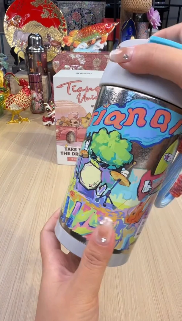 96天沏-梦幻系列纯钛咖啡杯（蔬菜乐队）