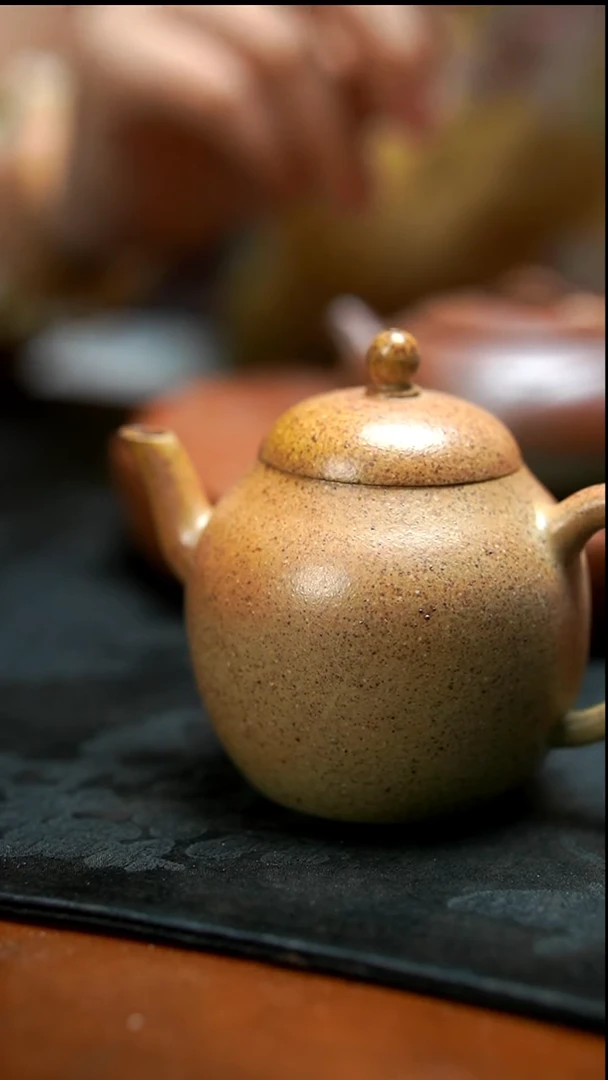 茶壶紫砂明*明柴烧宫灯壶