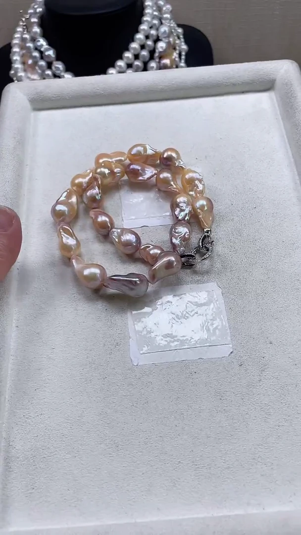 未镶嵌项链淡水珍珠【纯恬饰品】