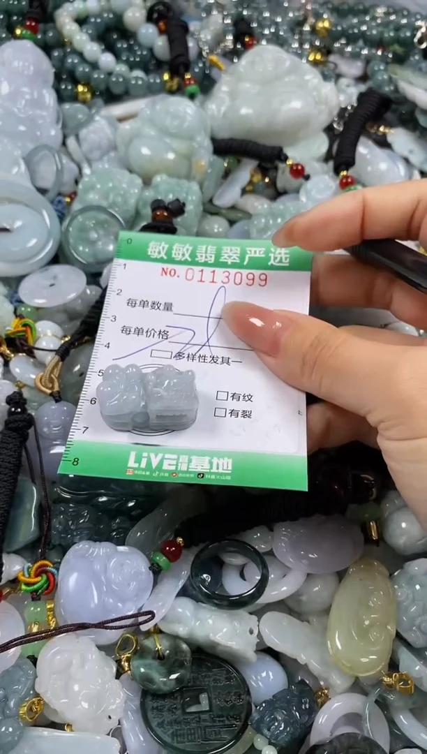 【闪购商品】翡翠颈饰未镶嵌闪购0113099多样性发其一