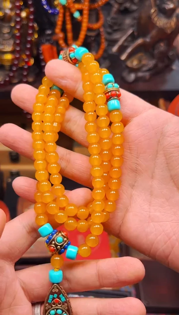 翡翠未镶嵌颈饰安哥专属精品链接F43F28