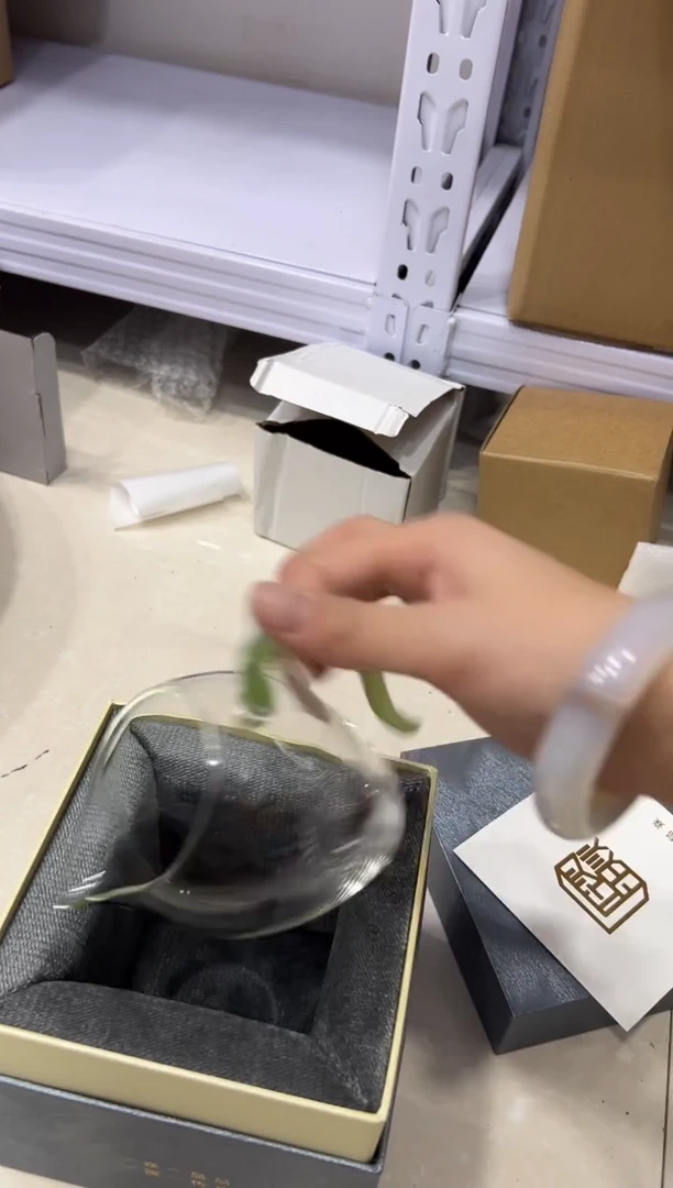 晶焱绿风雨礼盒包装