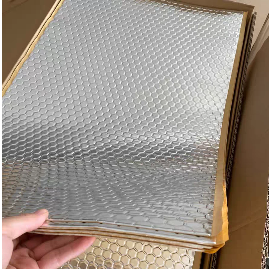 丁基胶墙体隔音毡阻尼片金属汽车止震板铝箔降噪下水管道门贴吊顶