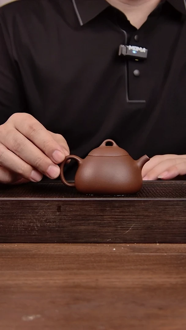 茶壶紫砂紫泥 冬心秦权  130CC