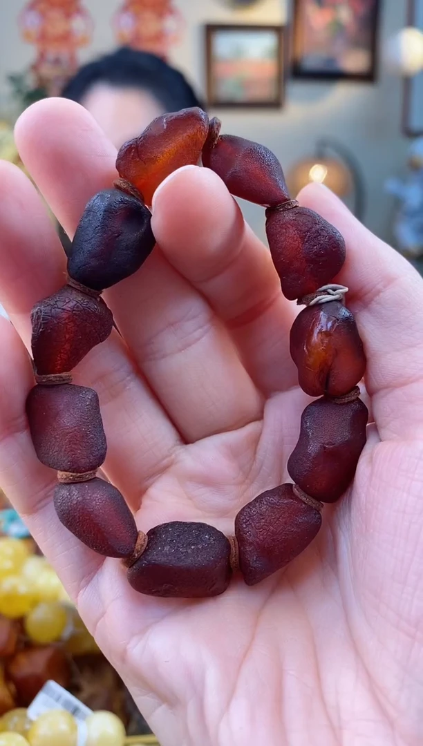 【闪购商品】琥珀手串未镶嵌手串