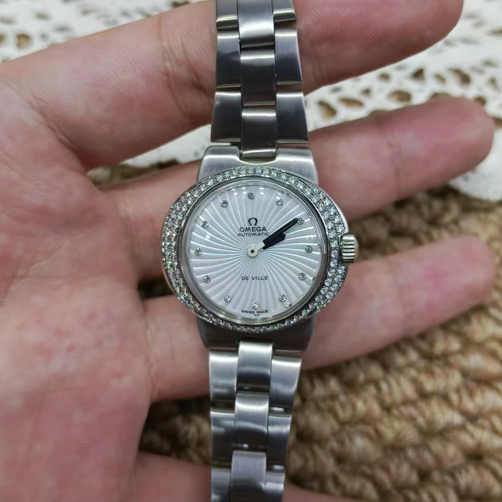 95新 Omega/欧米茄 自动机械表怪娃娃后钻盘30腕16.5/256103396