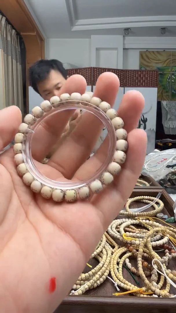 手串星月菩提大留白河豚手串