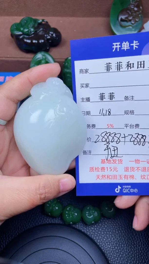 颈饰未镶嵌和田玉F155