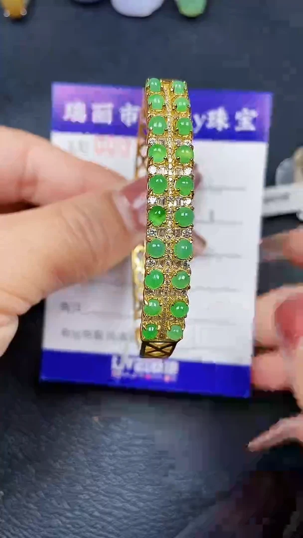 颈饰银S925镶嵌翡翠7450