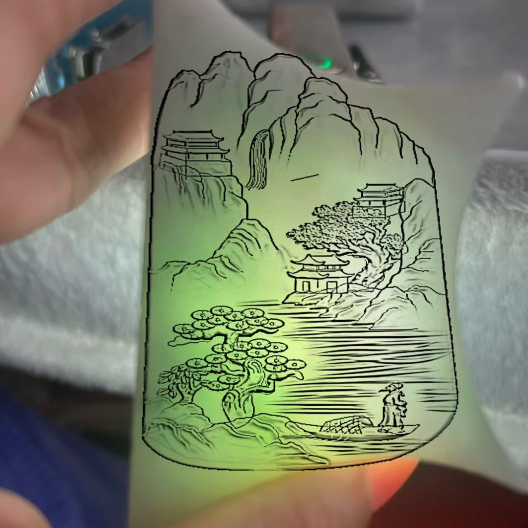 山水包工包料天然翡翠A货0223