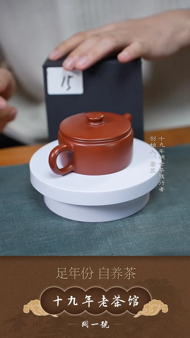 茶壶紫砂宜兴原矿紫砂壶15号