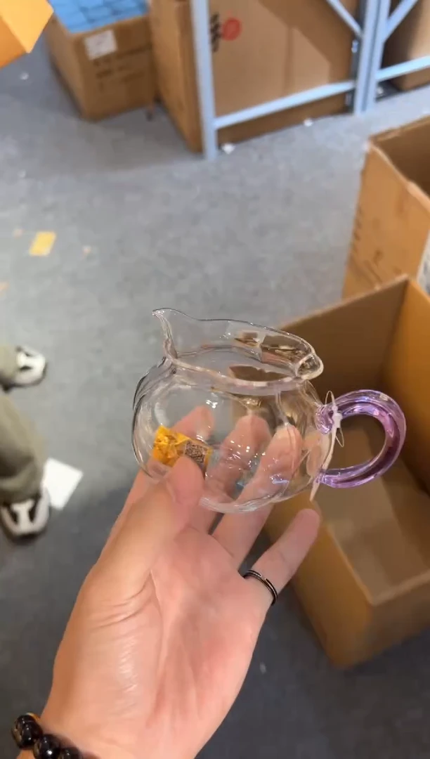 禾器-纳福茶海-浅紫色+禾器茶巾