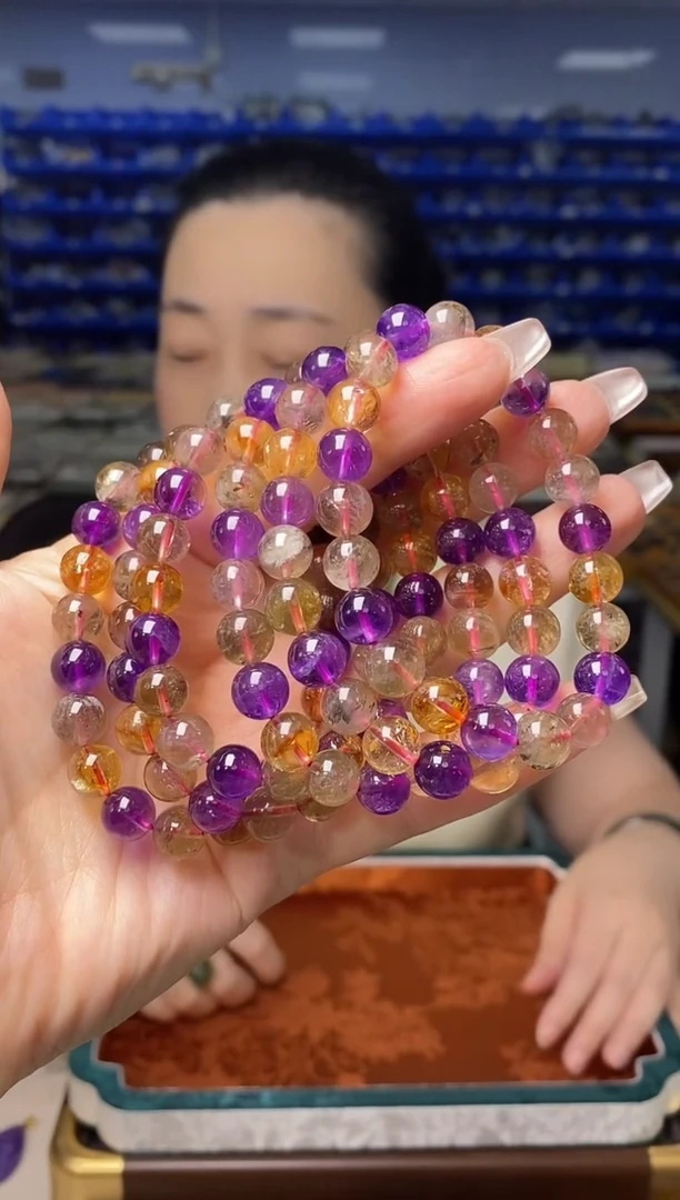 水晶手链未镶嵌   多样性发货发其一