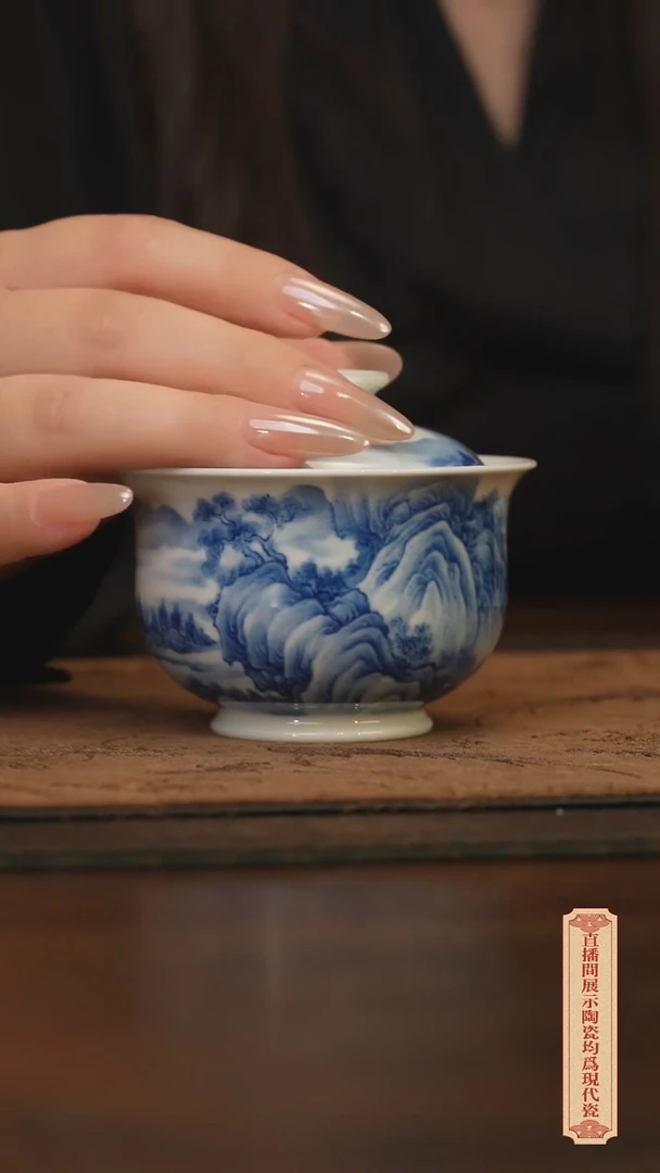 瓷片柴窑青花破价福利  微瑕