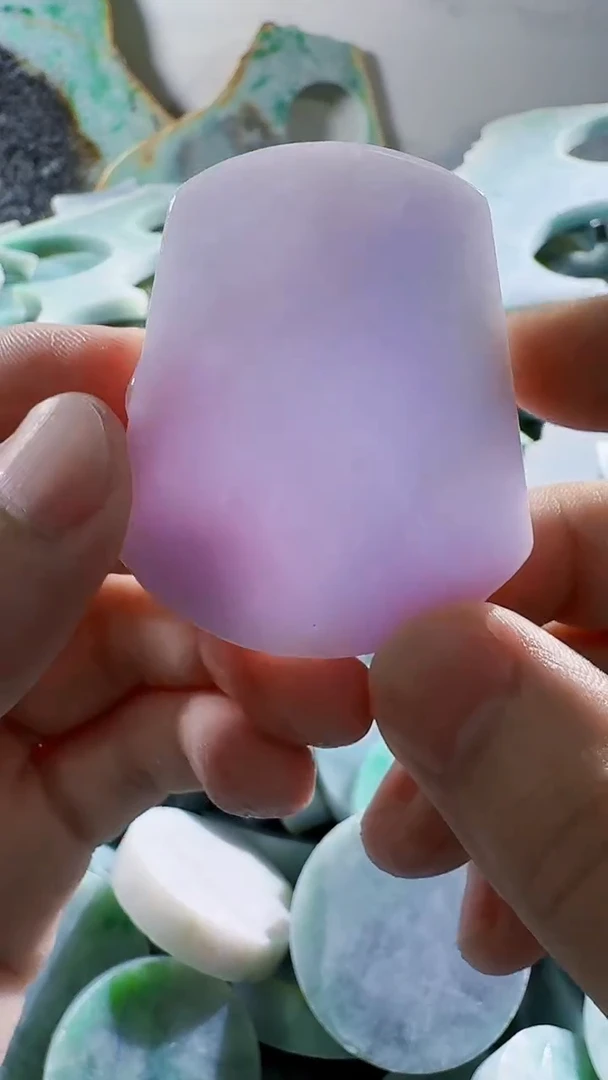 翡翠裸石缅甸翡翠A货文9535