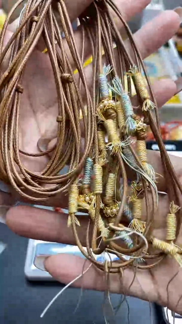 琥珀未镶嵌珠宝奇石绳2765多样性发其一默认有瑕