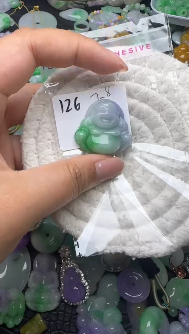 颈饰未镶嵌翡翠缅甸翡翠吊坠