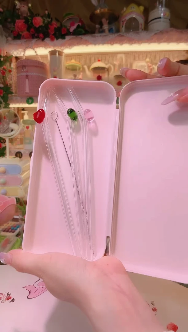 其他品质好发货快放心拍！爱心吸管套装