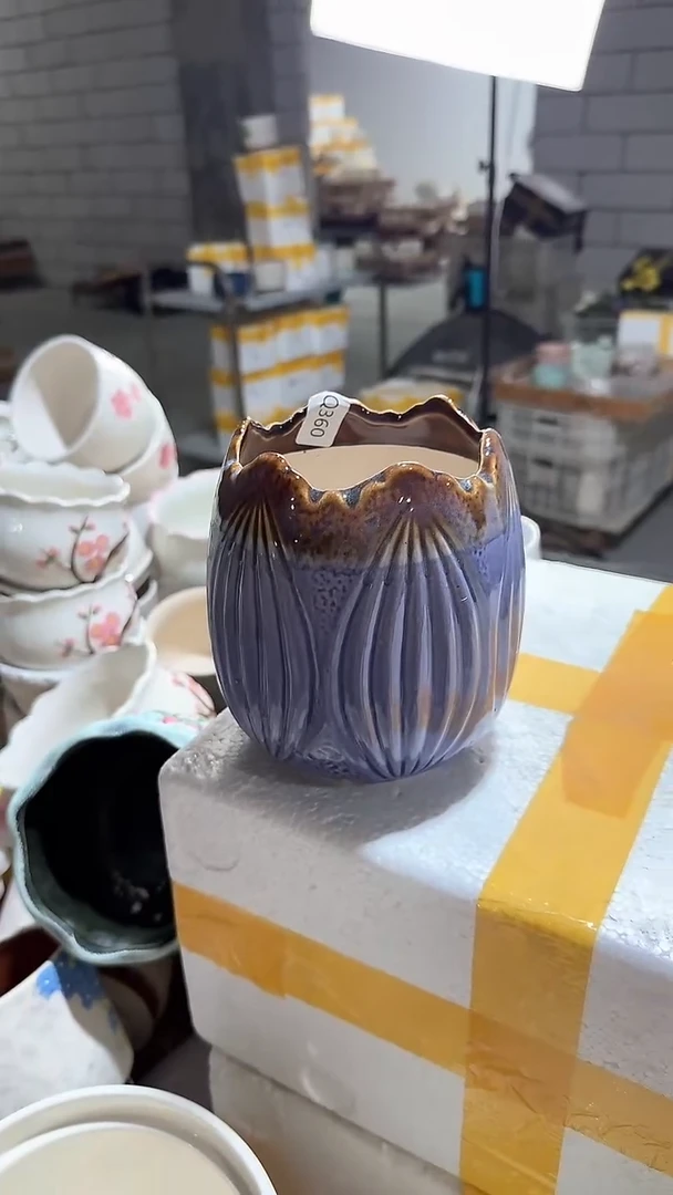 高温陶瓷花盆+E7