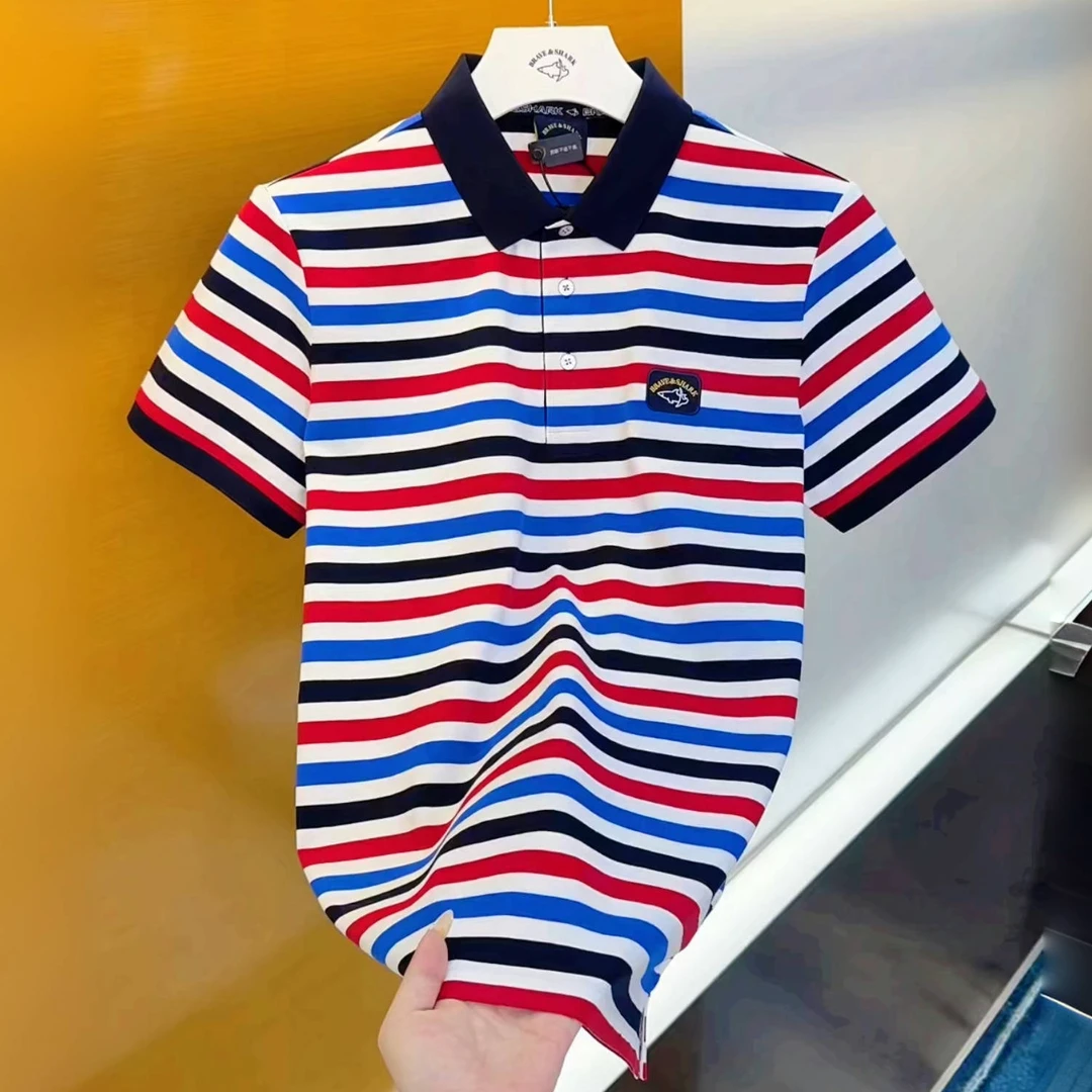 BRAVE&SHARK/勇士鲨鱼夏季休闲短袖POLO衫 A435