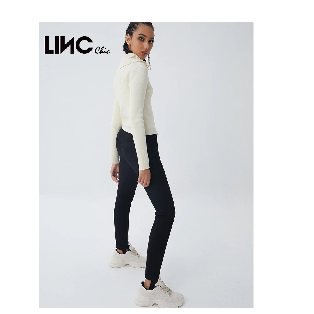 LINCCHIC/金羽杰摩登紧身裤 Y21607282