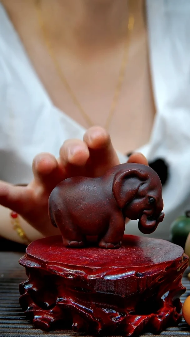 紫砂紫砂原矿茶宠摆件