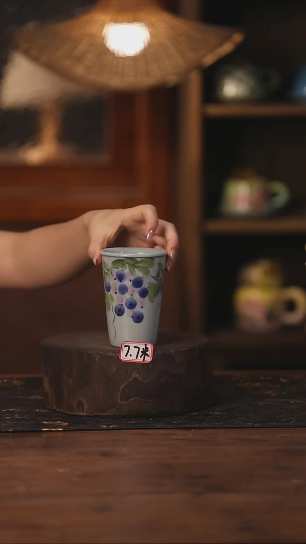 陶瓷景德镇高温釉下手绘陶瓷204