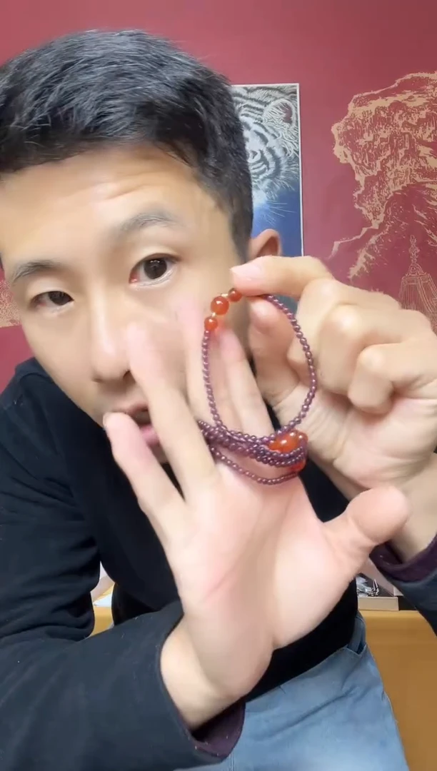 颈饰未镶嵌石榴石手串多样性发一