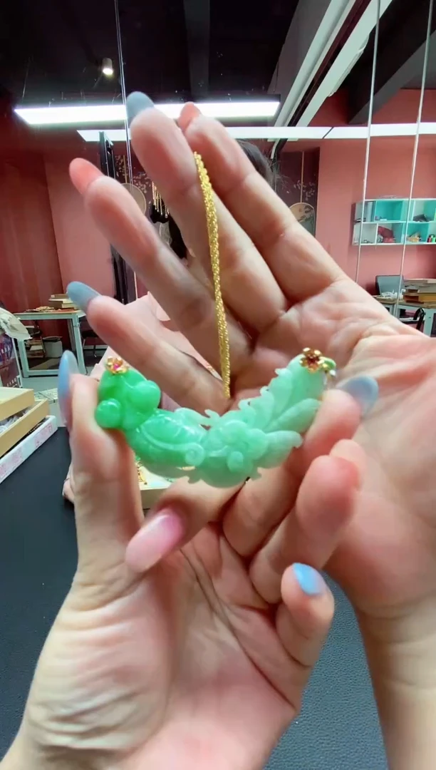 颈饰未镶嵌翡翠翡翠吊坠