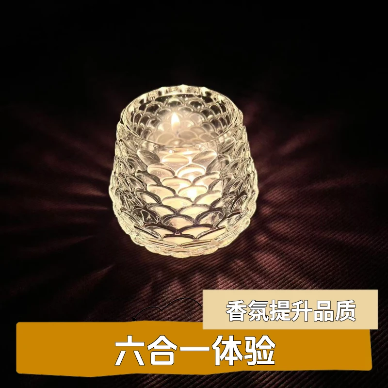 十一·拍送烛台【六合一体验装】氛围感大容量精油香薰摆件蜡烛