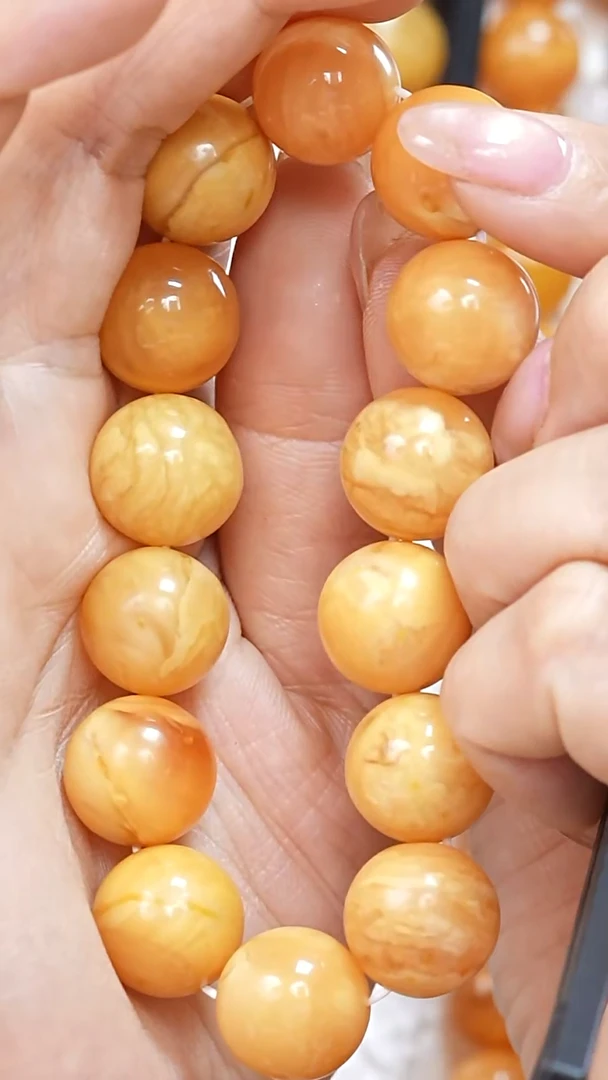 蜜蜡颈饰未镶嵌6847天然蜜蜡珠宝奇石云端妖孽全部保真